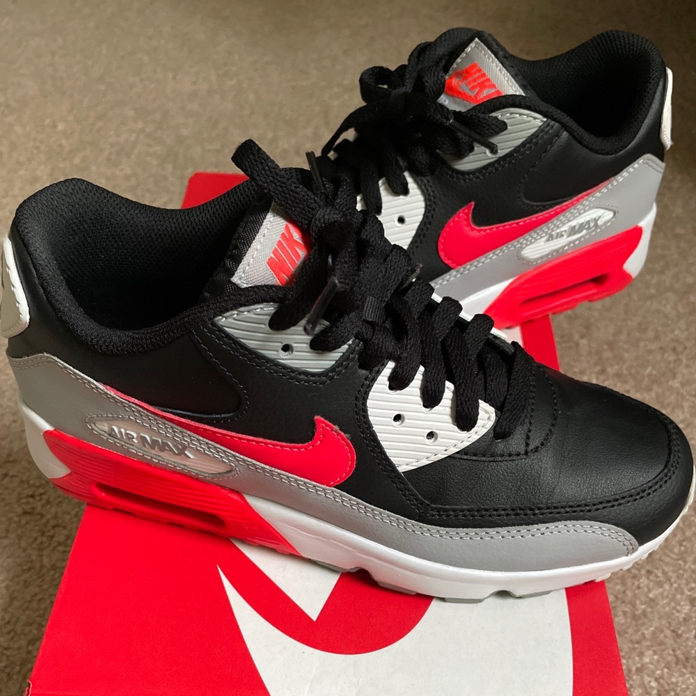 NEW JUNIORS NIKE AIR MAX 90 LTR 833412-024